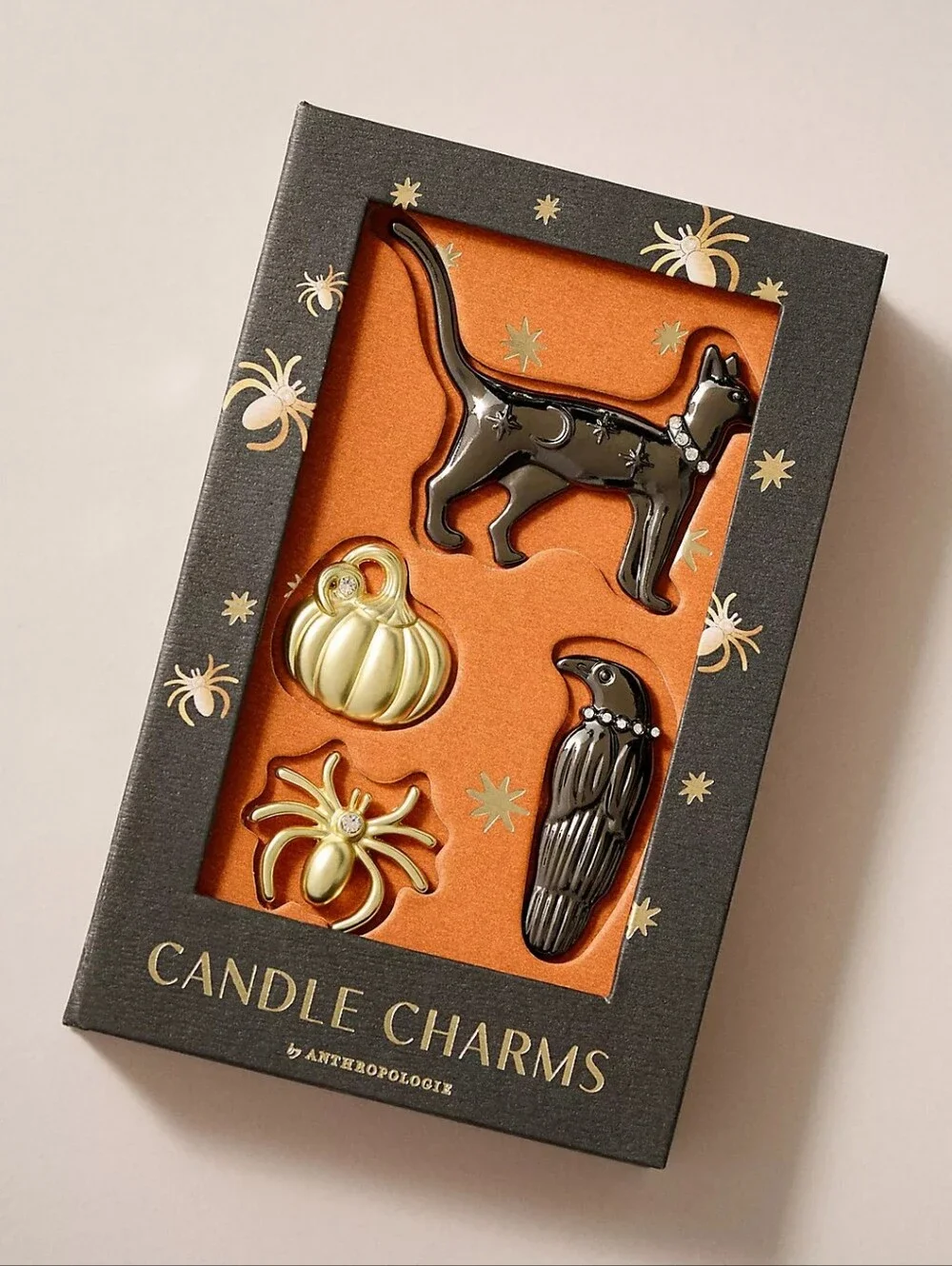 Anthropologie Halloween Candle Pin Charms Cat